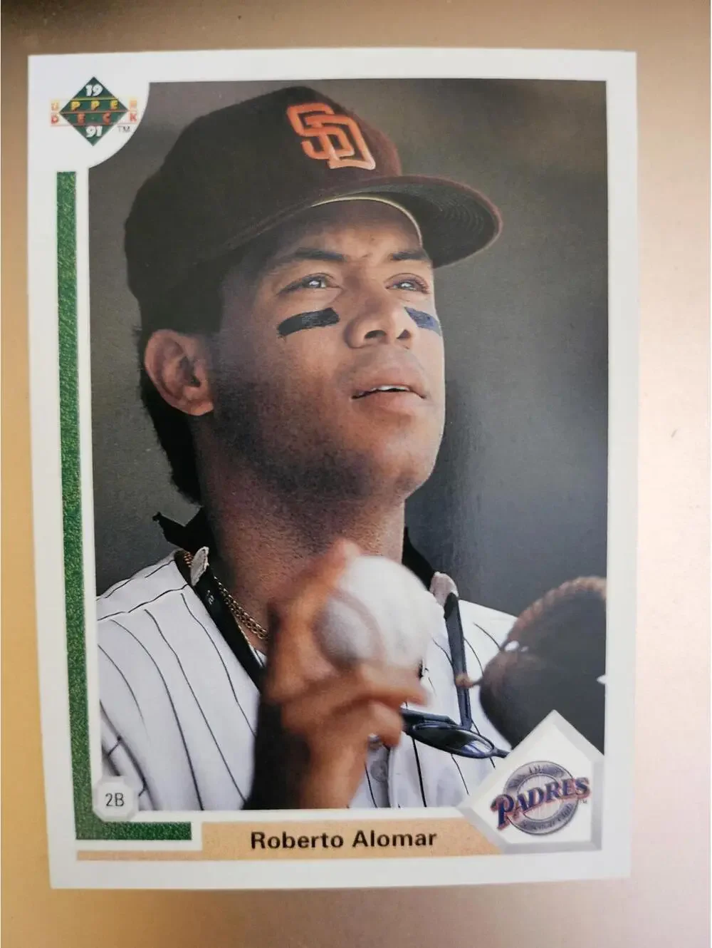 1991 Upper Deck #335 Roberto Alomar HOF San Diego Padres